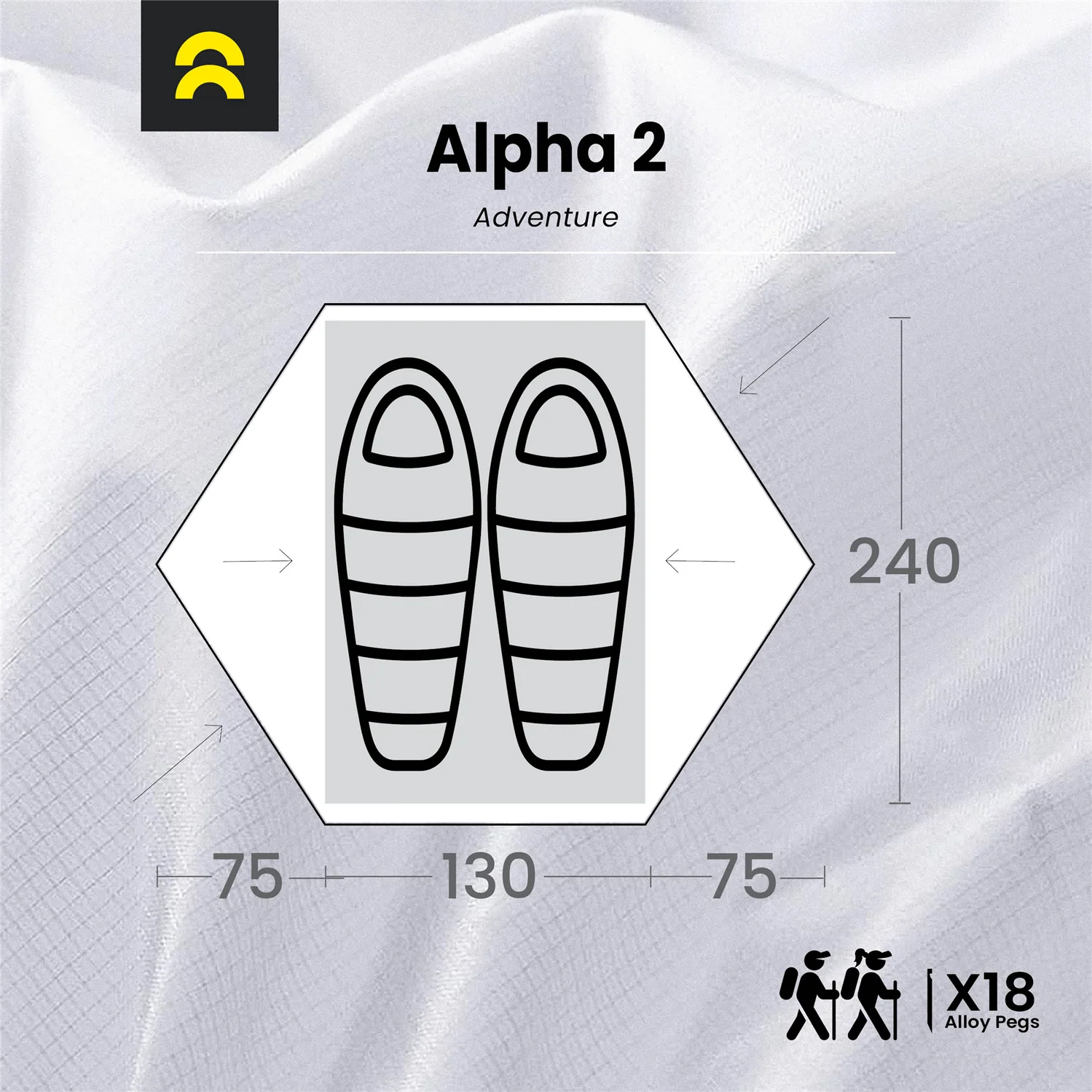 Orson Alpha 2 | 4 Season Semi Geodesic Alpine Tent | 3.25kg - Image 7