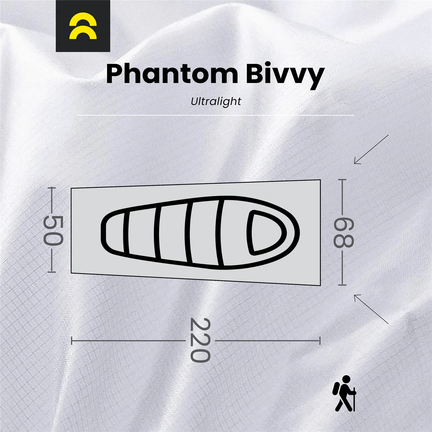 Orson Phantom Bivvy | Ultralight 1 Person Bivvy Bag | 0.68kg - Image 3