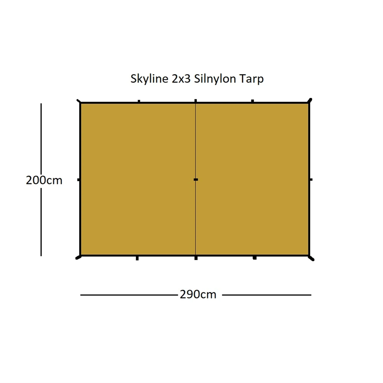 Orson Skyline Ultralight Tarp - 2x3m, 20D Ripstop Silnylon, 380g - Image 14